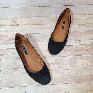 Margaux classic black suede flats